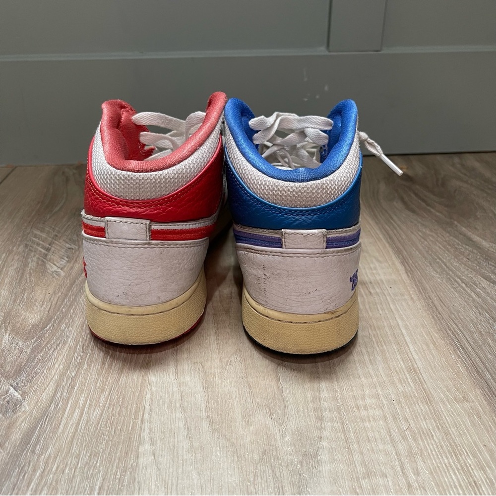 Nike Jordan 1 mid 85’ red white and‎ blue shoes kids size 6Y - Picture 3 of 5